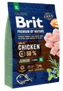 Brit Premium By Nature XL Junior karma dla Juniorów z kurczakiem 3kg