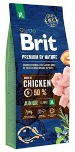 Brit Premium By Nature XL Junior karma dla Juniorów z kurczakiem 15kg