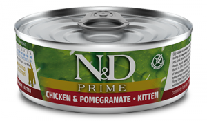 ND Cat Prime Kitten Chicken& Pomagranate 80 g 