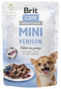Brit Care Mini 85g Venison karma dla psa z dziczyzną saszetka