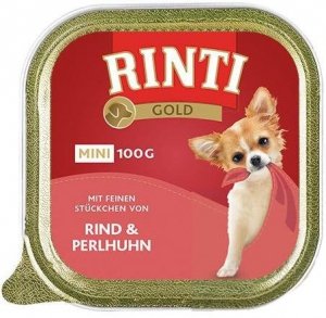 Rinti Mini Gold 100g Wołowina/ Perliczka