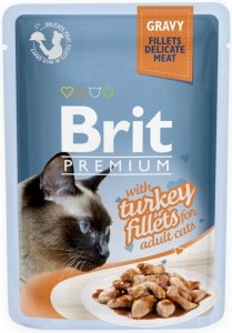 Brit Premium Cat 85g karma dla kota z indykiem w sosie saszetka