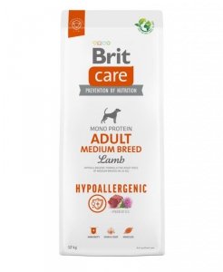 Brit Care Hypoallergenic Adult Medium Lamb karma dla dorosłych psów z jagnięciną 12kg