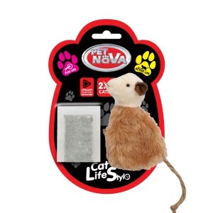 Pet Nova Mouse 3 zabawka dla kota z kocimiętką