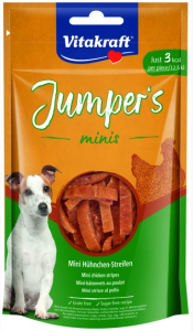 Vitakraft Jumpers Minis kurczak stripes przysmak dla psa 80g