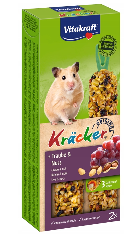 Vitakraft Kracker chomik winogrona/orzechy 2 szt