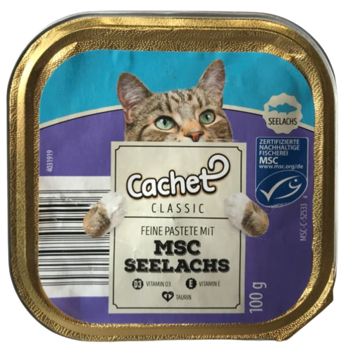 Cachet szalka 100g dla kota z czerniakiem
