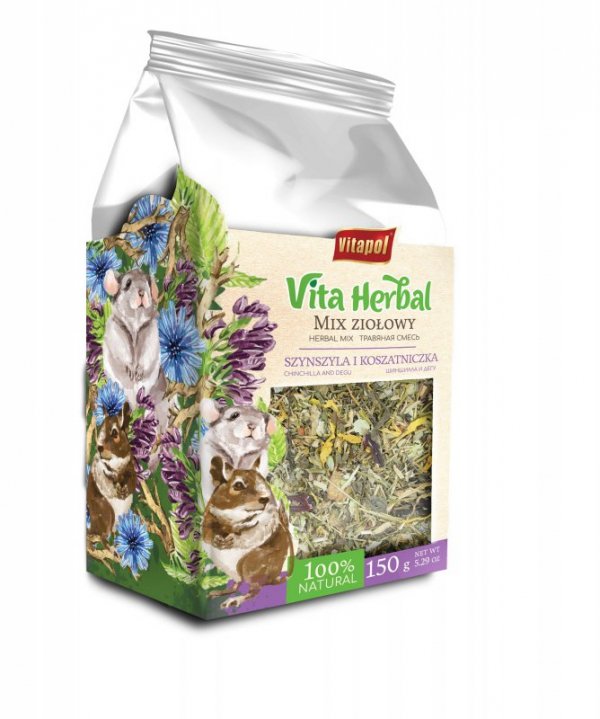 Vita Herbal Mix ziołowy dla szynszyli 150g