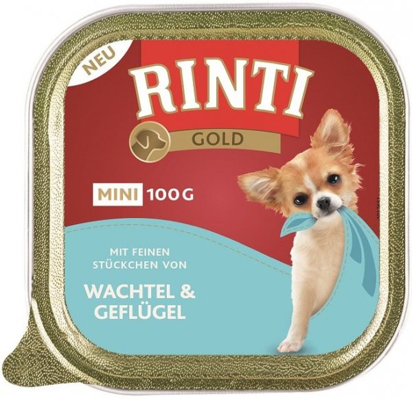 Rinti Mini Gold 100g Przepiórka Drób