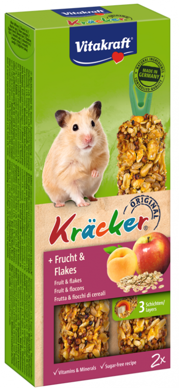 Vitakraft Kracker 2 szt kolby dla chomika owoce/płatki