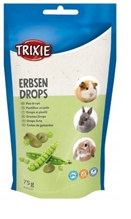Trixie Dropsy dla Gryzoni o smaku grochu 75g