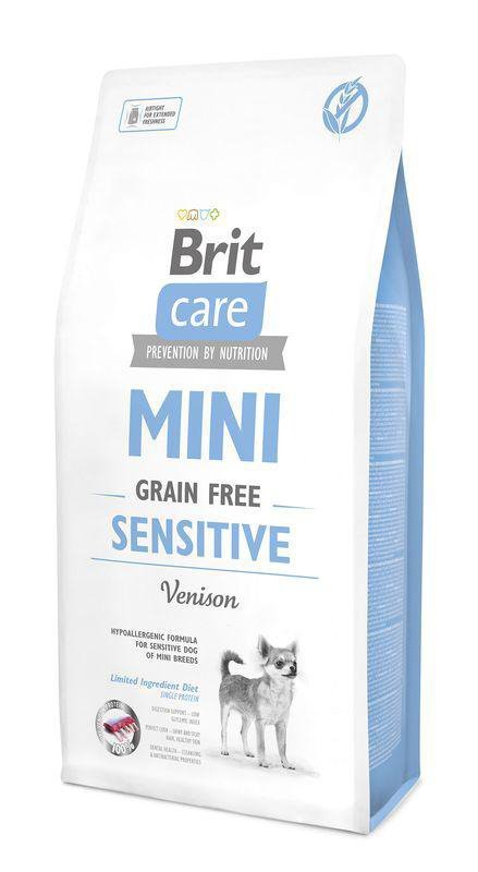 Brit Care Mini Grain Free Adult Sensitive karma dla psów małych ras z dziczyzną 2kg