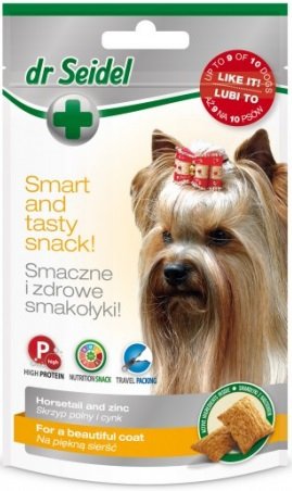 Dr Seidel Smakołyki na piękna sierść 90g