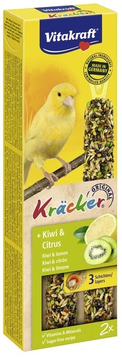 Vitakraft Kracker kolby dla kanarka 2szt Kiwi/Cytrusy