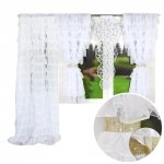 Komplet balkonowy z Falbanami Aurora - biały