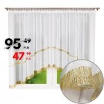 Firana ze złotymi cyrkoniami - Golden Ella 300X150