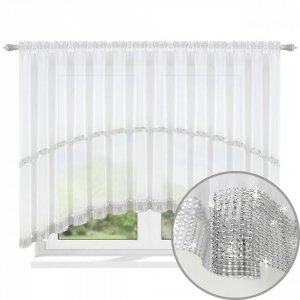 Firana z cyrkoniami - Ella 400X150, 500x150