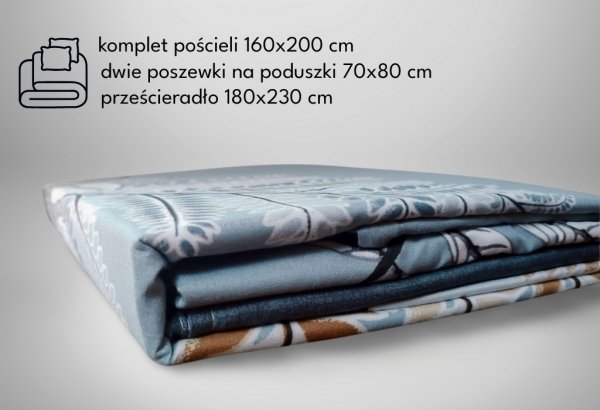 pościel z prześcieradłem 160x200