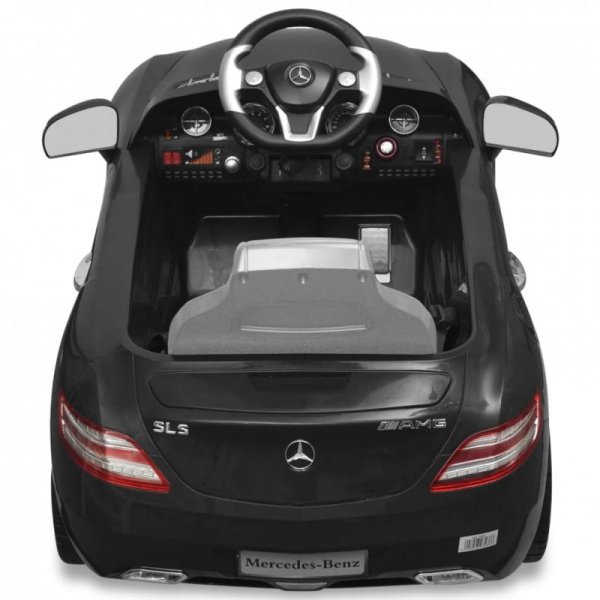 Samochód elektryczny dla dzieci Czarny Mercedes Benz SLS 6 V z pilotem