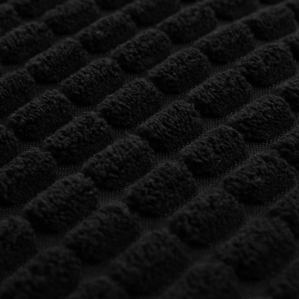 Zestaw 2 poduszek z weluru w kolorze czarnym 45 x 45 cm