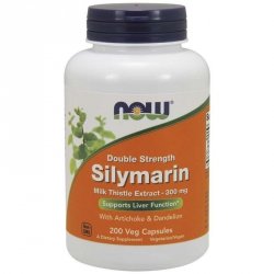 NOW FOODS Silymarin - Sylimaryna z Ostropestu Plamistego + Dandelion Root (Mniszek) + Karczoch (200 kaps.)