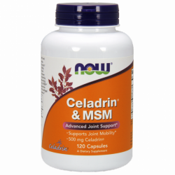 NOW FOODS Celadrin 500 mg i MSM 100 mg (120 kaps.)