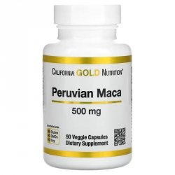 California Gold Nutrition Peruwiańska Maca (organiczna) 500 mg 90 kaps.