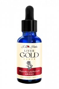 I LOVE HERRBS - LIVER Gold Drops WĄTROBA I PĘCHERZYK ŻÓŁCIOWY (50 ml)