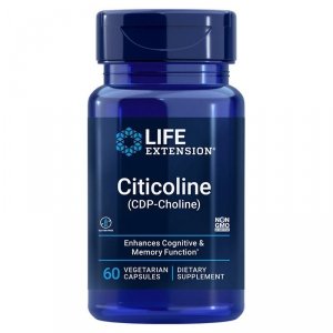 LIFE EXTENSION Citicoline - Cytykolina CDP-Choline 250 mg (60 kaps.) 