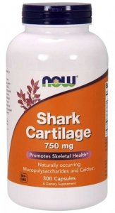 NOW FOODS Chrząstka rekina - Shark Cartilage (300 kaps.)
