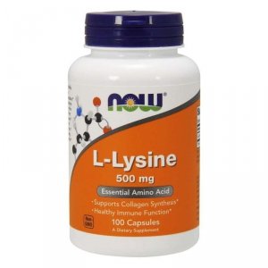 NOW FOODS L-Lizyna 500 mg (100 kaps.)