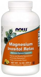 NOW FOODS Magnesium Inositol Relax - Magnez + Inozytol (454 g)