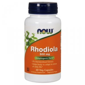 NOW FOODS Rhodiola Rosea - Różeniec Górski 500 mg (60 kaps.)