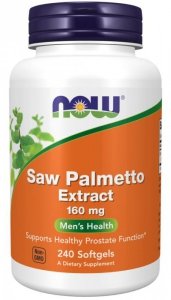 NOW FOODS Saw Palmetto Extract - Palma Sabalowa Ekstrakt 160 mg  (240 kaps.)