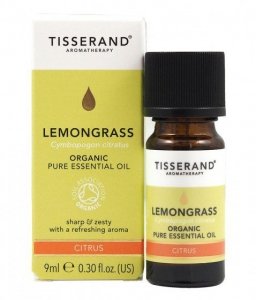 TISSERAND AROMATHERAPY Lemongrass Organic - Olejek z Trawy Cytrynowej (9 ml)