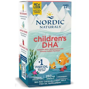 NORDIC NATURALS Childrens DHA 250 mg (360 kaps.)