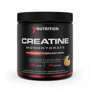 7NUTRITION Creatine Monohydrate Orange - Monohydrat Kreatyny - smak pomarańcza (300 g)