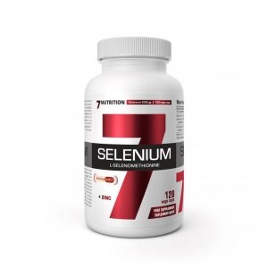 7NUTRITION Selenium L-selenomethionine + Zinc - Selen + Cynk (120 kaps.) 
