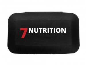 7NUTRITION Pillbox - organizer na leki (czarny) 