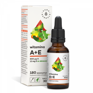 AURA HERBALS Witamina A + E - Suplement diety w kroplach (30 ml) 