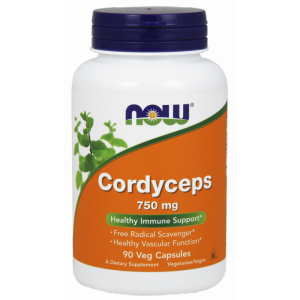 NOW FOODS Grzyb Cordyceps 750 mg (90 kaps.)
