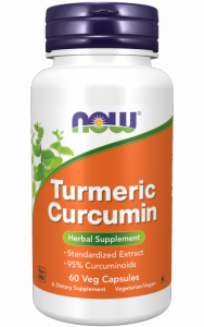 NOW FOODS Kurkumina - Turmeric Curcumin 95% (60 kaps.)