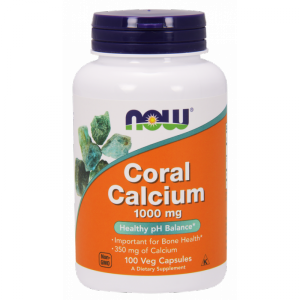 NOW FOODS Wapno Koralowe (Coral Calcium) - Wapno z Koralowca 1000 mg (100 kaps.)