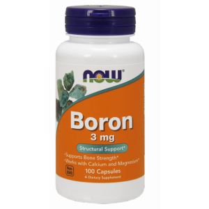 NOW FOODS Boron - Bor 3 mg (100 kaps.)