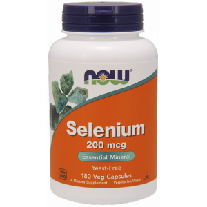 NOW FOODS Selenium - Selen 200 mcg (180 kaps.)