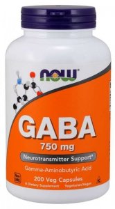 NOW FOODS GABA 750 mg (200 kaps.)