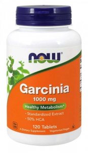 NOW FOODS Garcinia - Garcinia Cambogia 50% HCA 1000 mg (120 tabl.) 