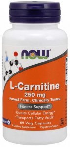 NOW FOODS L-Karnityna Carnipure 250 mg (60 kaps.)