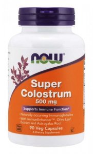 NOW FOODS Super Colostrum 500 mg (90 kaps.)