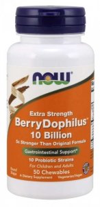 NOW FOODS Probiotyk BerryDophilus (50 tabl.)